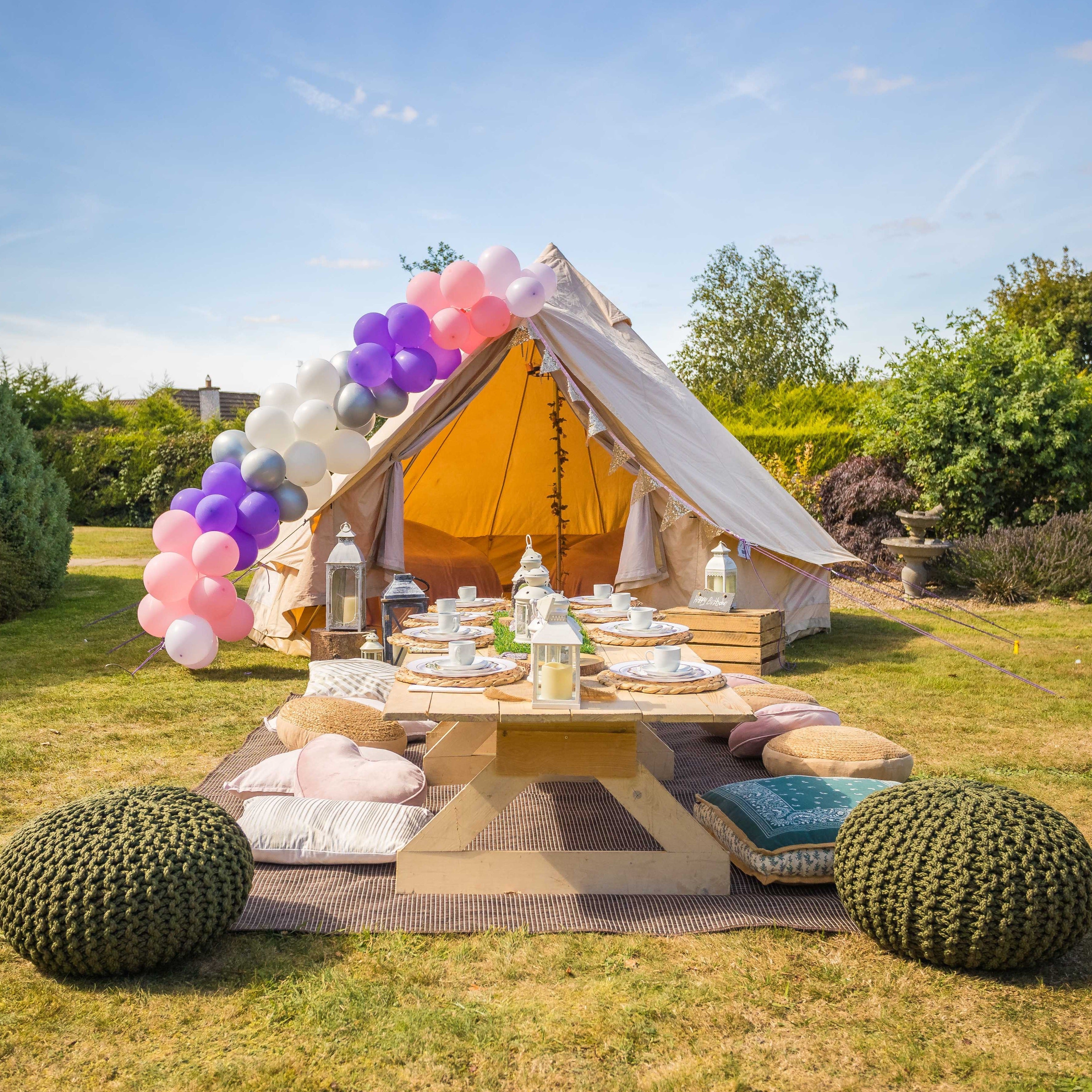 bell tent party ideas Themed Party Tents – BounceBoxEvents
